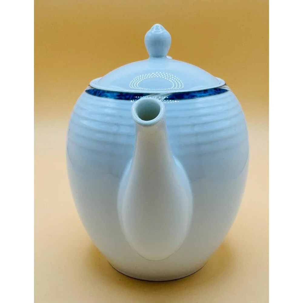 Noritake Contemporary China - Arctic Blue Teapot